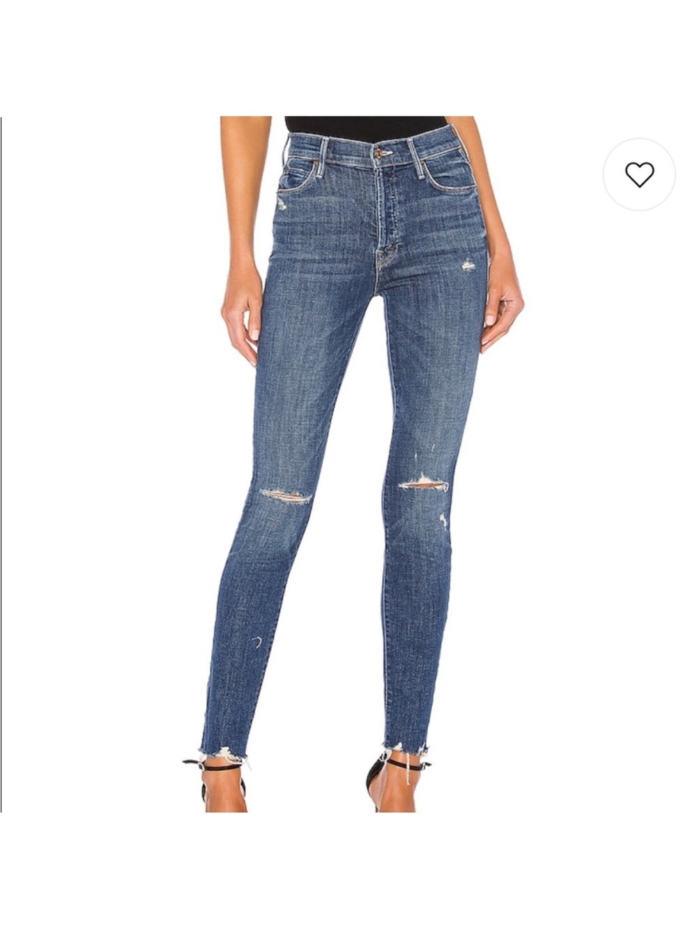 Mother Off Duty The Stunner Chew Jeans